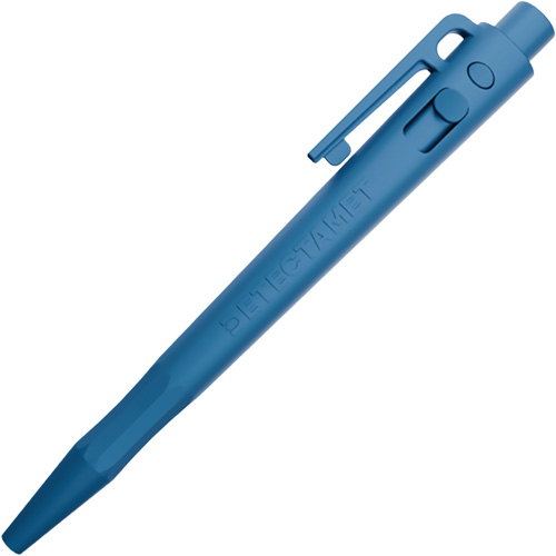 Stylo d&eacute;tectable aux rayons X et par les d&eacute;tecteurs de m&eacute;tal, Bleu, R&eacute;tractable FMT Sales Ltd