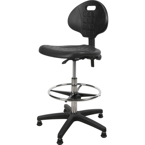 Heavy-Duty Ergonomic Stool, Stationary, Adjustable Height, 250 lbs. Capacity FMT Sales Ltd