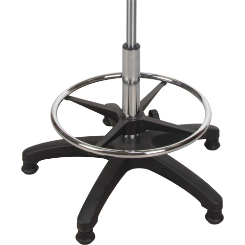 Tabouret ergonomique robuste avec accoudoirs r&eacute;glables, Stationnaire, Ajustable Hauteur, Capacit&eacute; 250 lb FMT Sales Ltd