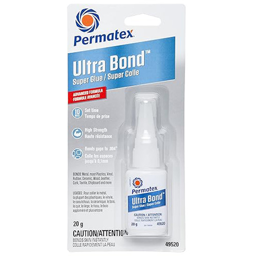 Ultra Bond Fast Drying Super Glue Adhesive, 20 g, Bottle, Clear FMT Sales Ltd