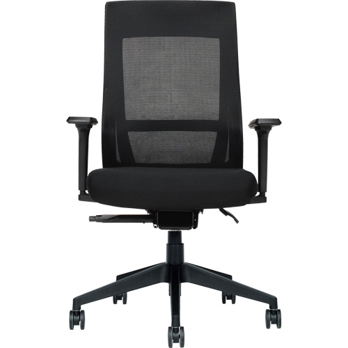 Chaise &agrave; dossier moyen avec m&eacute;canisme &agrave; basculement synchronis&eacute; &agrave; d&eacute;tection de poids , Mailles, Noir FMT Sales Ltd