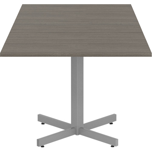 Newland Height-Adjustable Square Table, 36" L x 36" W x 29" H, 1" Top, Laminate, Brown FMT Sales Ltd