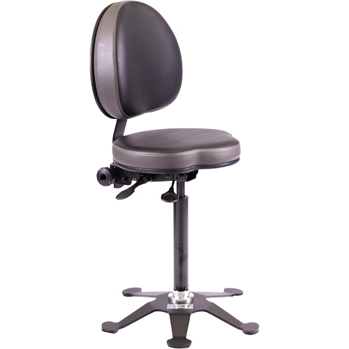 TA190 Ergonomic Industrial Stool, Stationary, Adjustable Height, 280 lbs. Capacity FMT Sales Ltd