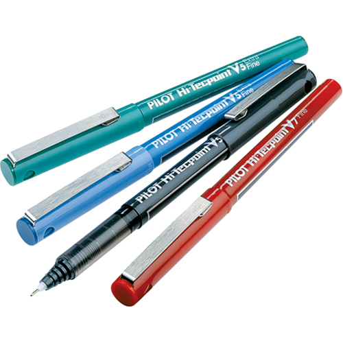 Stylos &agrave; bille - Stylos &agrave; bille roulante  Hi-Tecpoint V , Noir, 0,5 mm FMT Sales Ltd