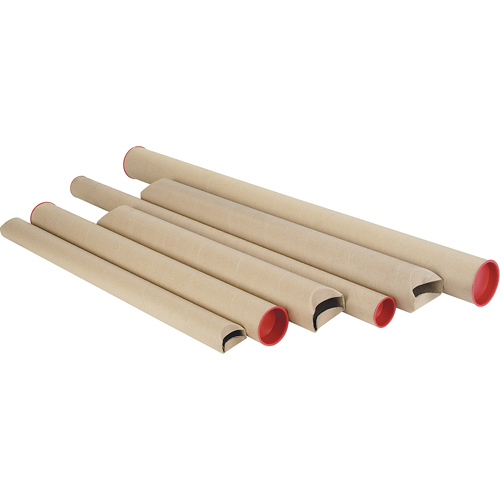 Tubes postaux Snap-Seal, Ronde, 3" la x 18" lo FMT Sales Ltd
