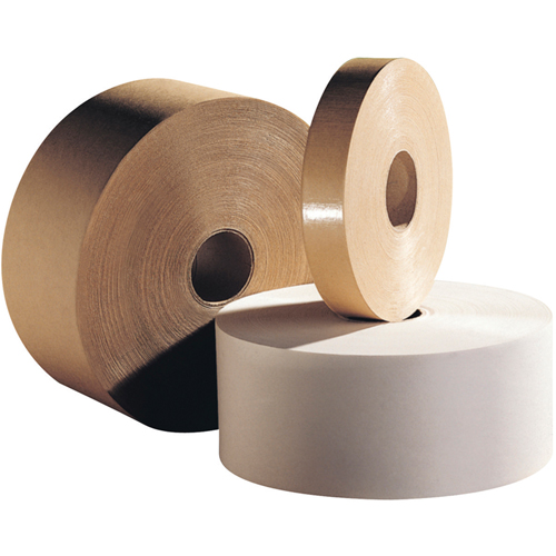 Gummed Tape - Standard Tapes, 75 mm (2-95/100") x 183 m (600'), Kraft FMT Sales Ltd