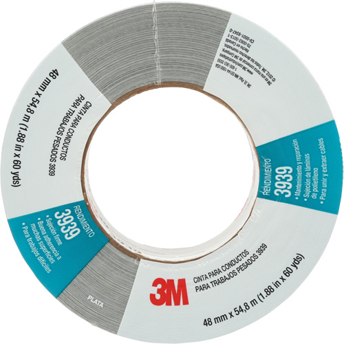 Ruban adh&eacute;sif 3939, 9 mils, Argent, 48 mm (2") x 55 m (180') FMT Sales Ltd