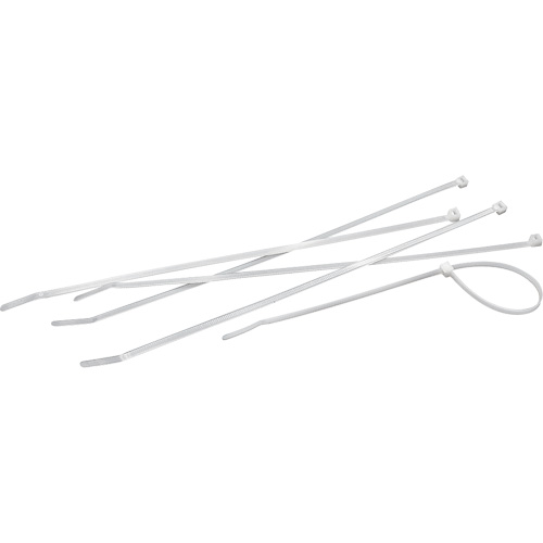 Attaches de c&acirc;bles, Longueur 4", R&eacute;sistance &agrave; la traction 18 lb, Naturel FMT Sales Ltd