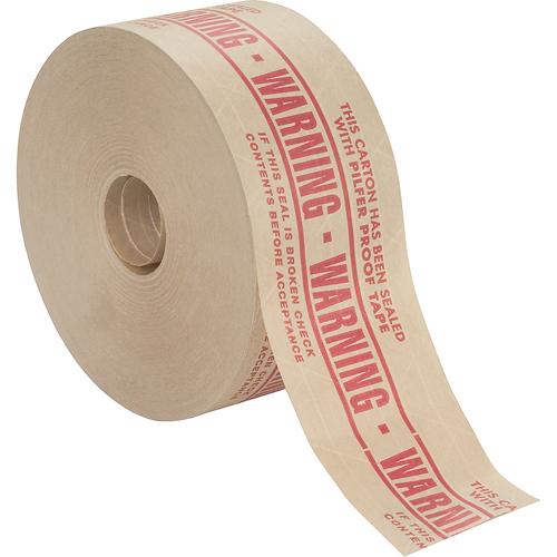 Rubans gommes pr&eacute;-imprim&eacute;s, 72 mm (2-4/5") x 137 m (449,475'), Kraft FMT Sales Ltd
