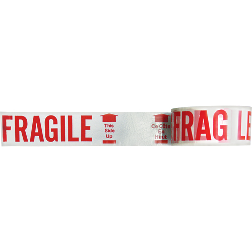 Bilingual Printed Tape – Fragile This Side Up , Red on White FMT Sales Ltd
