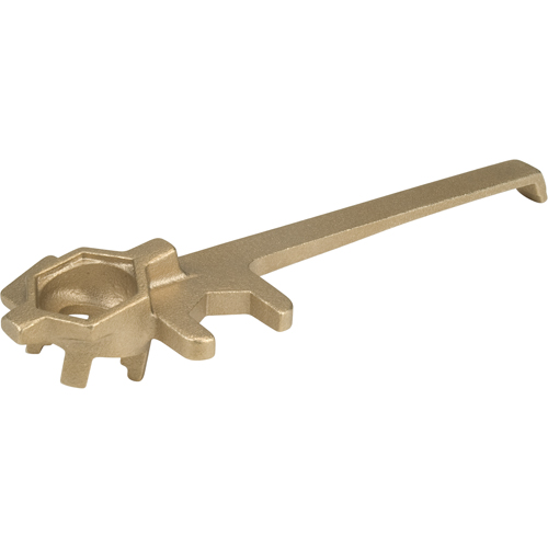 Cl&eacute;s &agrave; obturateur de luxe, Ouverture de 1-1/4", Poign&eacute;e 9", Alliage de laiton anti&eacute;tincelles FMT Sales Ltd