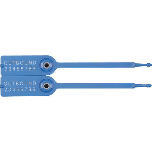 Gemini&reg; Tote Seals, 7-1/4", Plastic, Pull-Through FMT Sales Ltd