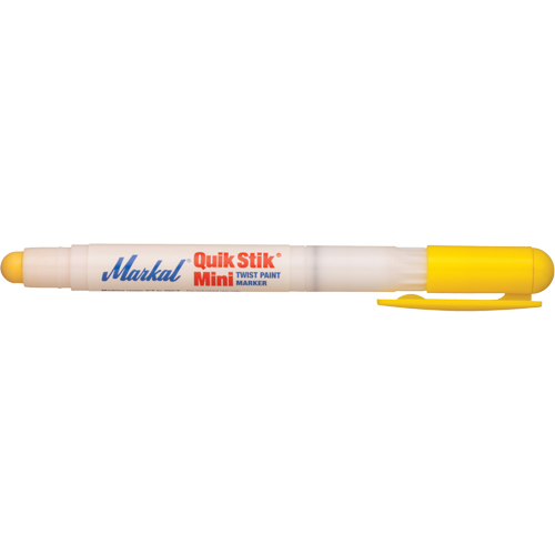 Mini marqueur de peinture Quik Stik, B&acirc;ton plein, Jaune FMT Sales Ltd