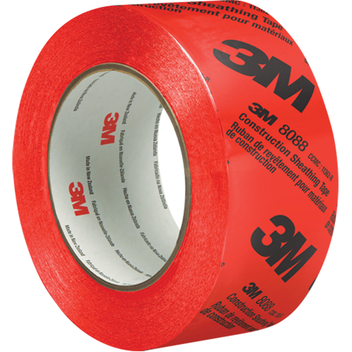 Construction Sheathing Tape 8088, 60 mm (2-3/8") x 66 m (216'), Red FMT Sales Ltd