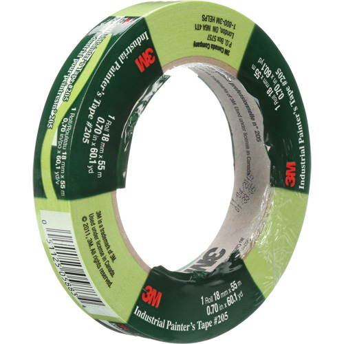Industrial Painter's Tape 205, 18 mm (3/4") x 55 m (180'), Green FMT Sales Ltd