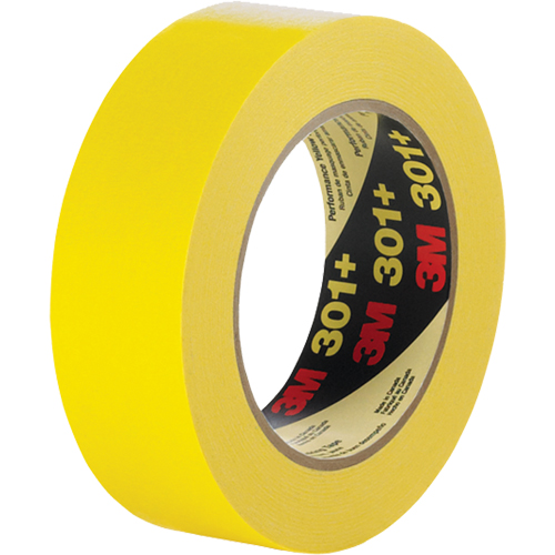 301+ Performance Masking Tape, 12 mm (1/2") x 54.8 m (180'), Yellow FMT Sales Ltd