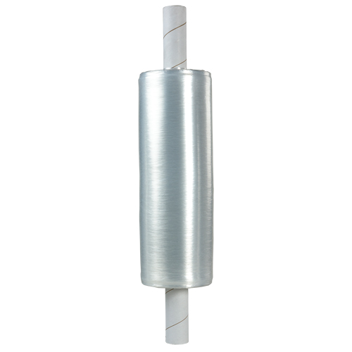 Extended Core Hand Stretch Wrap, 120 Gauge (30 micrometers), 20" x 700', Clear FMT Sales Ltd