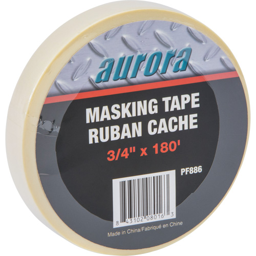 General Purpose Masking Tape, 18 mm (3/4") x 55 m (180'), Beige FMT Sales Ltd