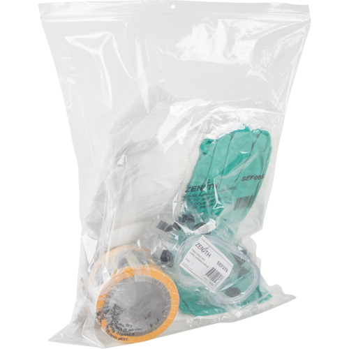 Poly Bags, Reclosable, 15" x 12", 4 mils FMT Sales Ltd