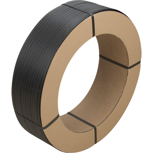 Feuillard, Polypropyl&egrave;ne, 1/2" la x 7200' lo, Noir, Calibre Manuel FMT Sales Ltd