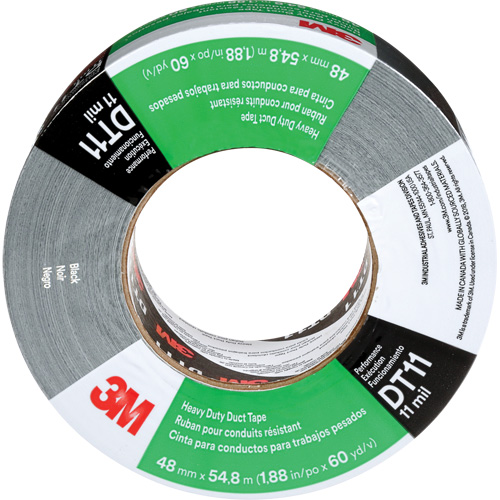 Ruban adh&eacute;sif robuste DT11, 11 mils, Noir, 48 mm (2") x 55 m (180') FMT Sales Ltd