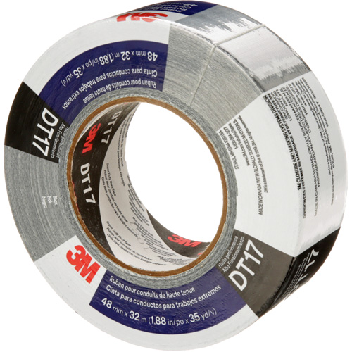 DT17 Super-Duty Duct Tape, 17 mils, Black, 48 mm (2") x 32 m (105') FMT Sales Ltd