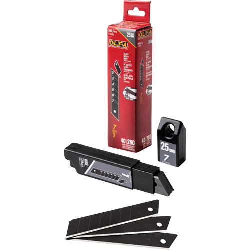 Ultra-Sharp Black Replacement Blades, Snap-Off Style FMT Sales Ltd