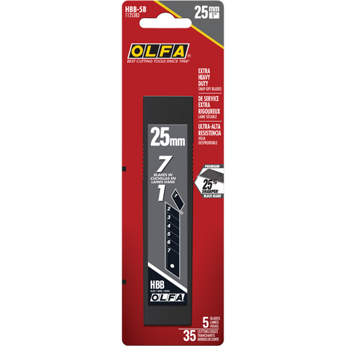 Ultra-Sharp Black Replacement Blades, Snap-Off Style FMT Sales Ltd