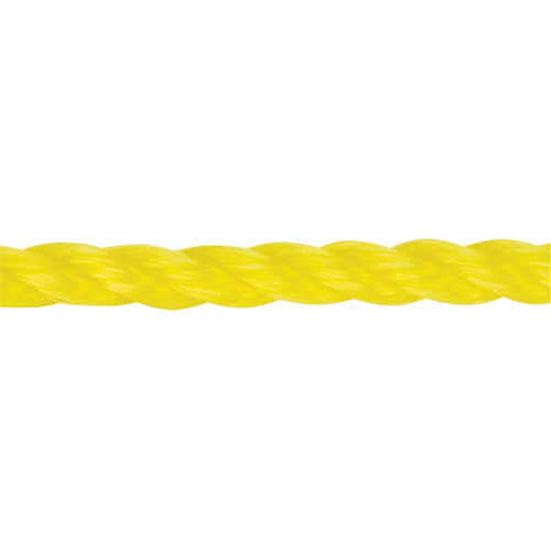 Corde jaune tress&eacute;e 3/8", Polypropyl&egrave;ne, 630' FMT Sales Ltd