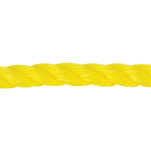 Corde jaune tress&eacute;e 1/2", Polypropyl&egrave;ne, 335' FMT Sales Ltd