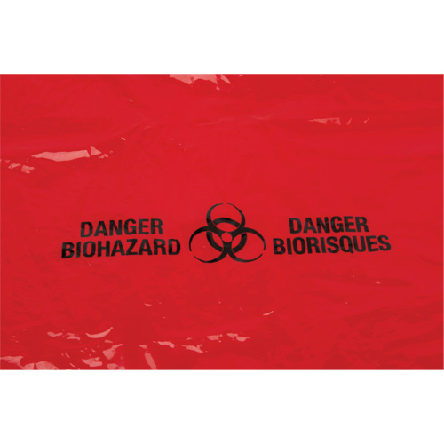 Waste Bags, Bio-Hazard, 38" L x 30" W, 2 mils FMT Sales Ltd