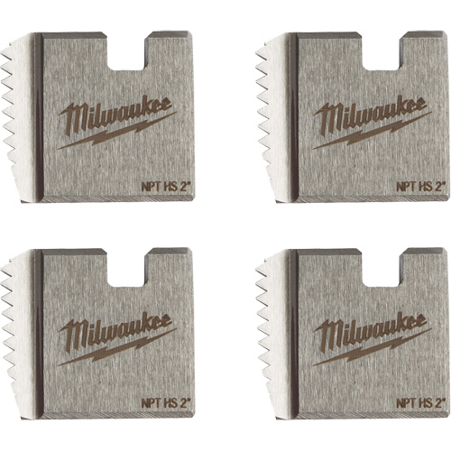Matrices de tuyauterie portables NPT, Pour tuyau de 2", Acier rapide FMT Sales Ltd