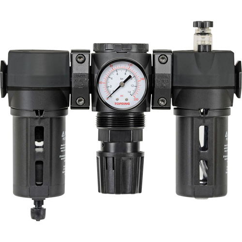 Filter, Regulator & Lubricator Modulair 300 with Manual Drain & Standard Bowl, 3/8" NPTF FMT Sales Ltd