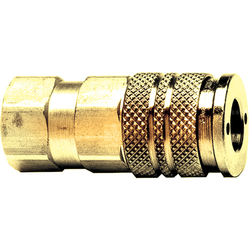 D&eacute;connexion rapide automatique &agrave; une main, Laiton, 1/4" x 3/8" FMT Sales Ltd