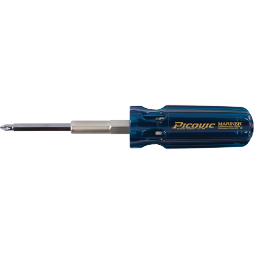 The Mariner Multibit Screwdriver, 6" L, Plastic Handle FMT Sales Ltd