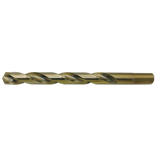 JET-KUT&reg; Gold Super Premium M2 Jobber Drill Bit, High Speed Steel, 25/64", 135° Point Angle FMT Sales Ltd