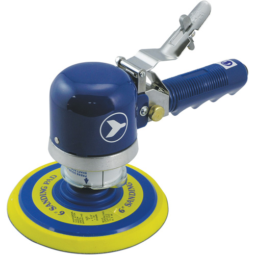 Ponceuse orbitale al&eacute;atoire silencieuse &agrave; double action et &agrave; usage intensif, Dia 6", Entr&eacute;e 1/4" NPT, 10000 Tr/min FMT Sales Ltd