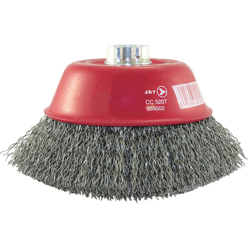 Brosse-boisseau &agrave; fils cr&ecirc;p&eacute;s en acier FMT Sales Ltd