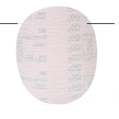 Disque de micro-finition 366L Hookit, dia 5", Grain 120, Oxyde d'aluminium, 3 mils FMT Sales Ltd