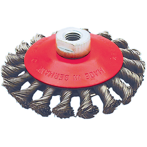 BK4520T Knot Twisted Conical Wheel, 4-1/2" Dia., 0.02" Fill, 5/8"-11 Arbor FMT Sales Ltd