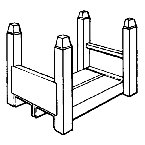 Supports empilables mobiles, 15" la x 22" p, Capacit&eacute; de 5600 lb FMT Sales Ltd