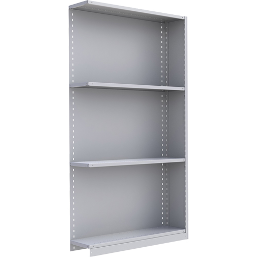 Interlok Shelving Unit, Steel, Boltless, 550 lbs. Capacity, 48" W x 88" H x 18" D FMT Sales Ltd