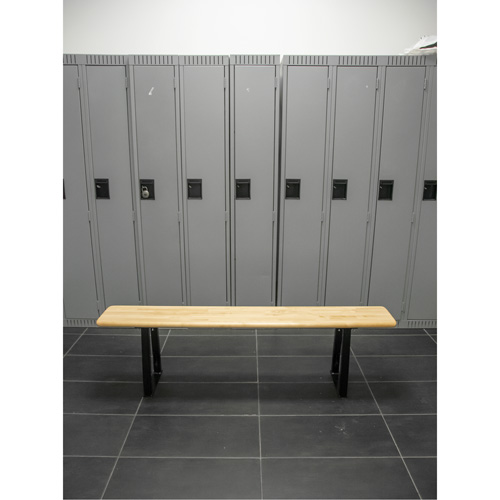 Locker Room Bench, Wood, 48" L x 9-1/2" W x 16-1/2" H FMT Sales Ltd