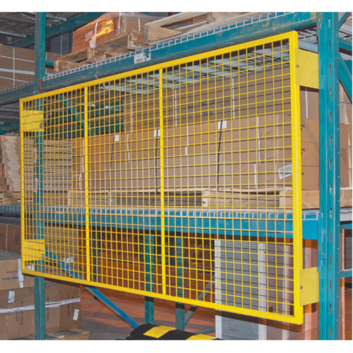 Pallet Back Rack Guards, 144" W x 48" H, 6" Brackets FMT Sales Ltd