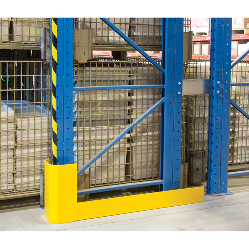 Protecteurs d'all&eacute;es de rayonnages, 3" la x 50" lo x 16" h, Jaune s&eacute;curit&eacute; OSHA FMT Sales Ltd