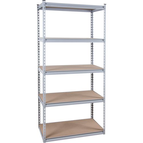 Heavy-Duty Shelving, Steel, Boltless, 1200 lbs. Capacity, 48" W x 72" H x 18" D FMT Sales Ltd