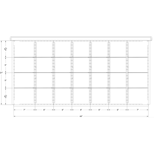 Cabinet d'entreposage &agrave; tiroirs int&eacute;gr&eacute; Interlok FMT Sales Ltd