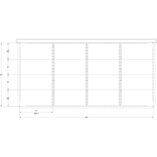 Cabinet d'entreposage &agrave; tiroirs int&eacute;gr&eacute; Interlok FMT Sales Ltd