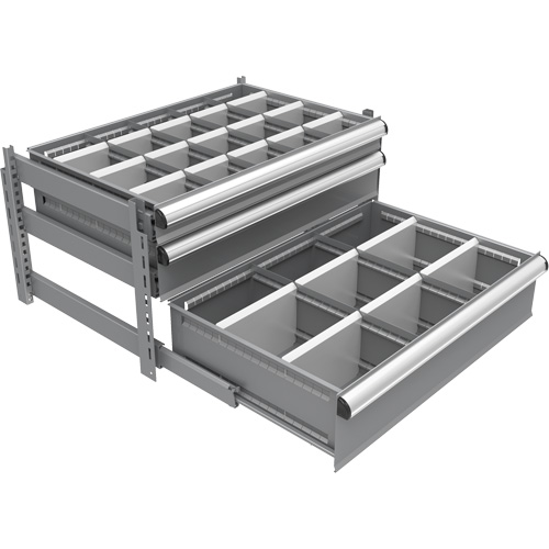 Cabinet d'entreposage &agrave; tiroirs int&eacute;gr&eacute; Interlok FMT Sales Ltd
