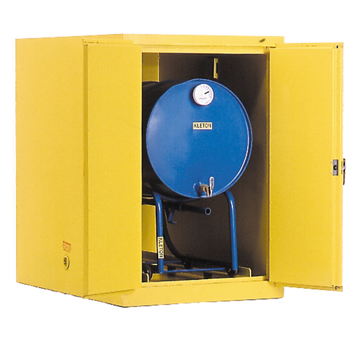 Drum Safety Cabinets, 400 lbs. Cap., Yellow FMT Sales Ltd